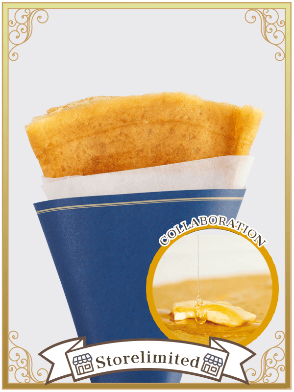 はちみつバタークレープ